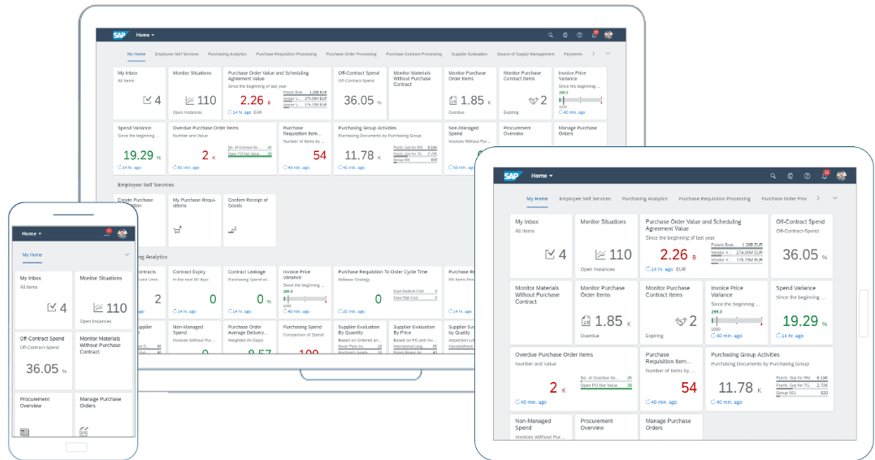  SAP Fiori 3 features recommendations and insights in the UI