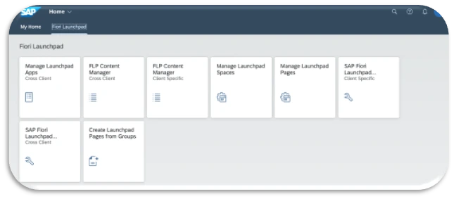 SAP Fiori Launchpad