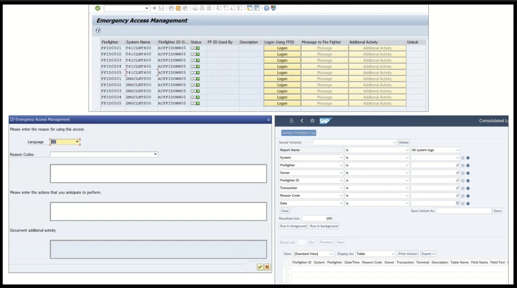 SAP Access Control - Emergency Access Management